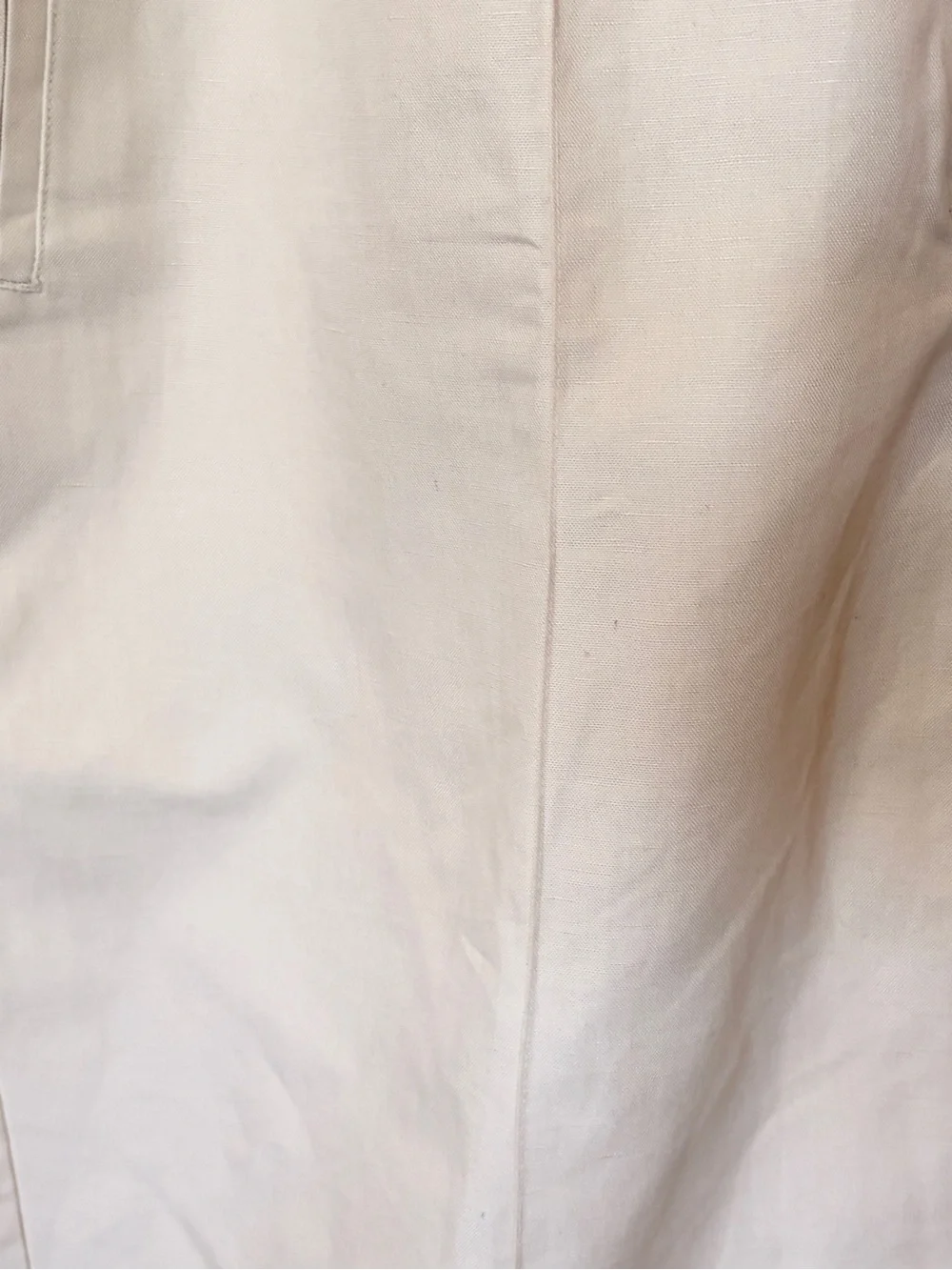 Banana Republic Linen Blend Belted Wide Leg Jumpsuit Ivory 2X